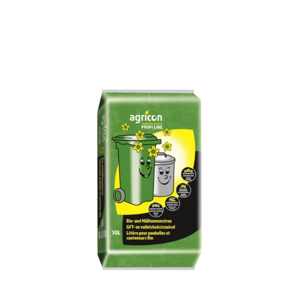 Agricon Bio- und Mülltonnenstreu 10l